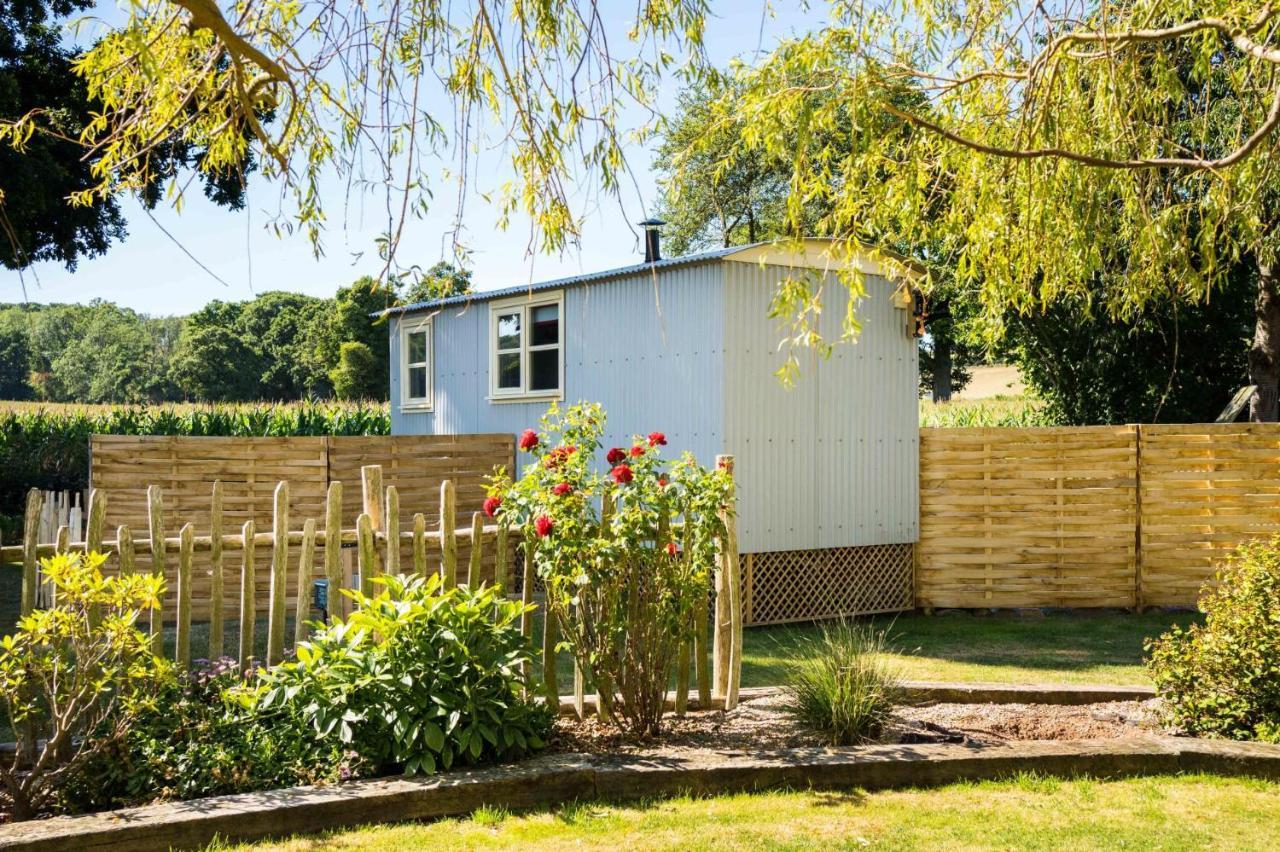 The Hideaway Hut - 1 Bed Shepherds Hut - Hereford 아파트 외부 사진